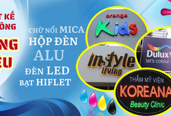 Đơn vị thi công bảng hiệu quảng cáo Bình Dương giá rẻ & uy tín