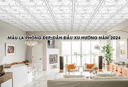Mẫu la phông đẹp, dẫn đầu xu hướng thiết kế 2024 - Thi công lau phông tại Vĩnh Long