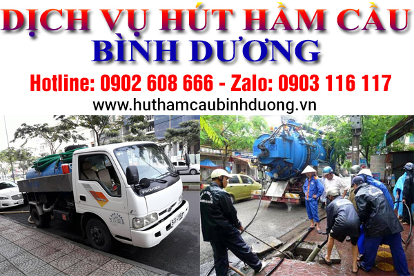 Dịch vụ hút hầm cầu Bình Dương uy tín